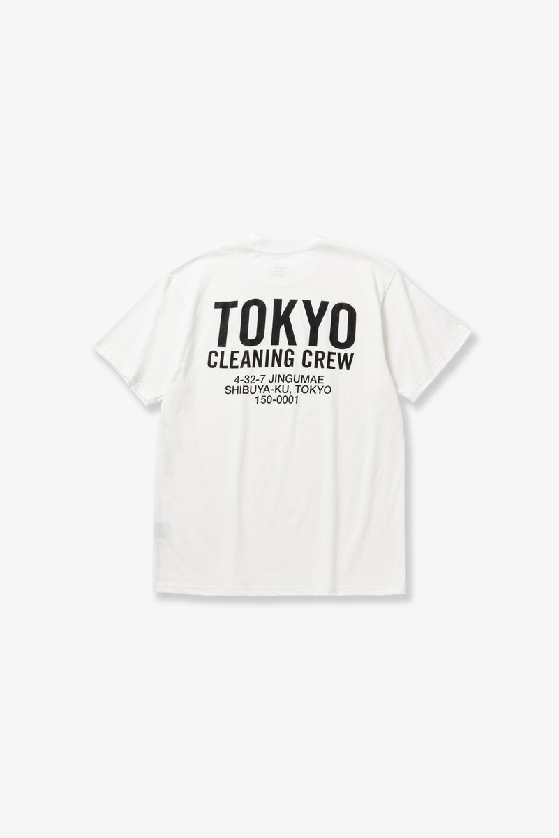 JASON MARKK TOKYO CLEANING CREW SS TEE WHITE – Jason Markk Tokyo