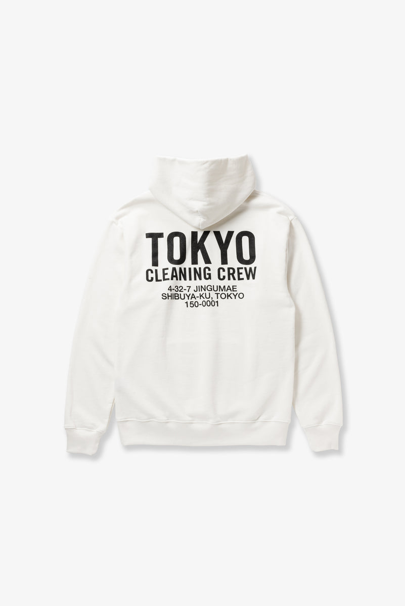 JASON MARKK TOKYO CLEANING CREW HOOD WHITE – Jason Markk