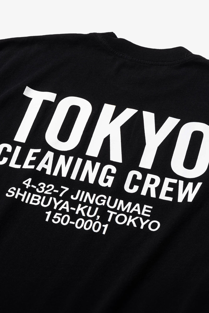 JASON MARKK TOKYO CLEANING CREW SS TEE BLACK – Jason Markk Tokyo