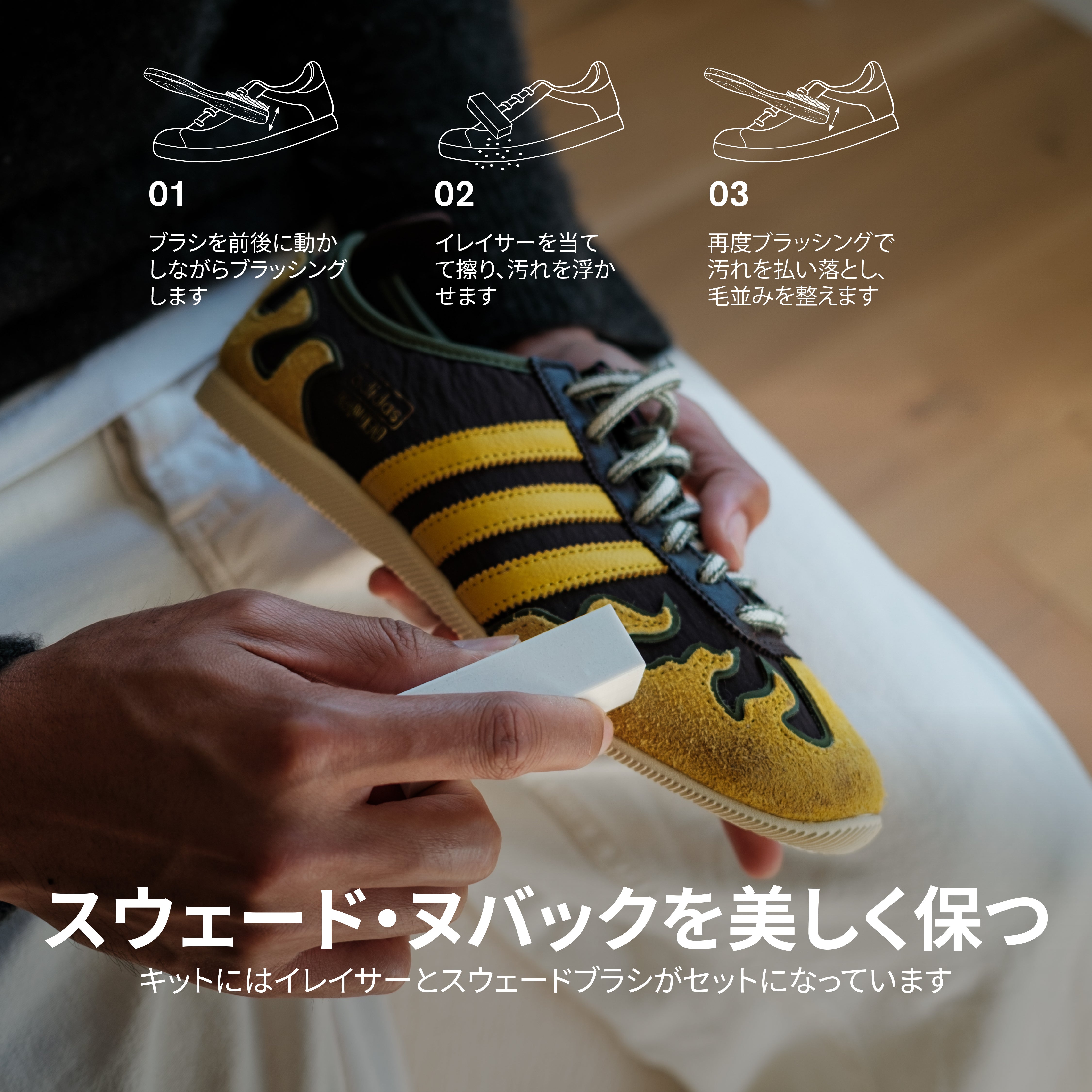 Suede Cleaning Kit -スエードクリーニングキット – Jason Markk JP