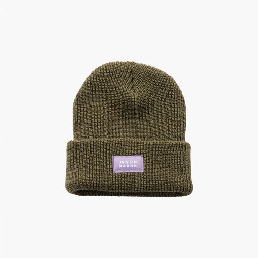 CUFF KNIT BEANIE ARMY GREEN