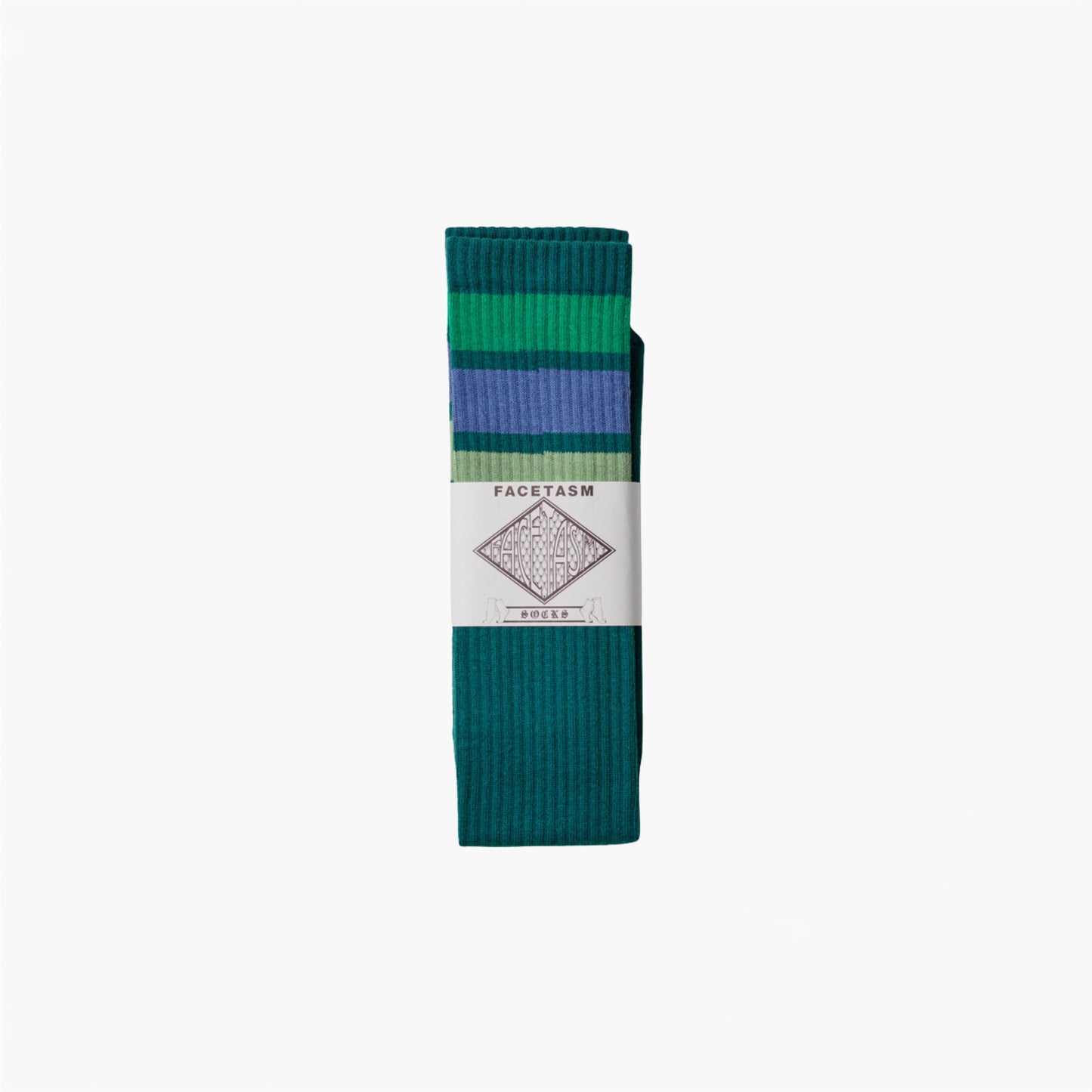 FACETASM x JASON MARKK SKATER SOCKS GREEN