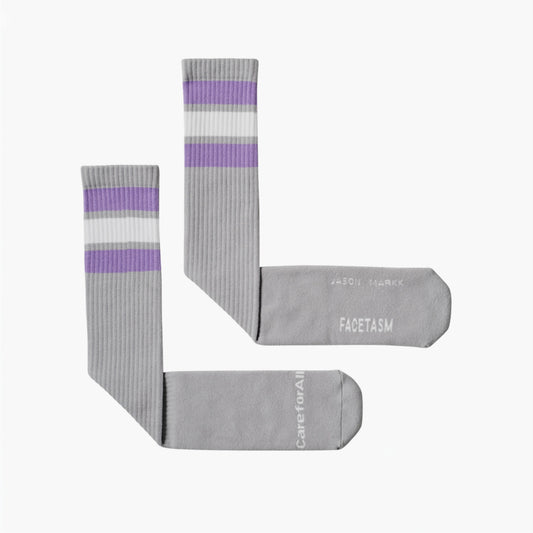 FACETASM x JASON MARKK SKATER SOCKS GRAY