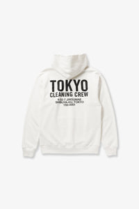 TOKYO CLEANING CREW HOOD WHITE