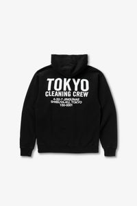 TOKYO CLEANING CREW HOOD BLACK