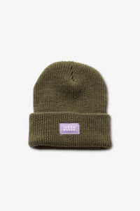 CUFF KNIT BEANIE ARMY GREEN