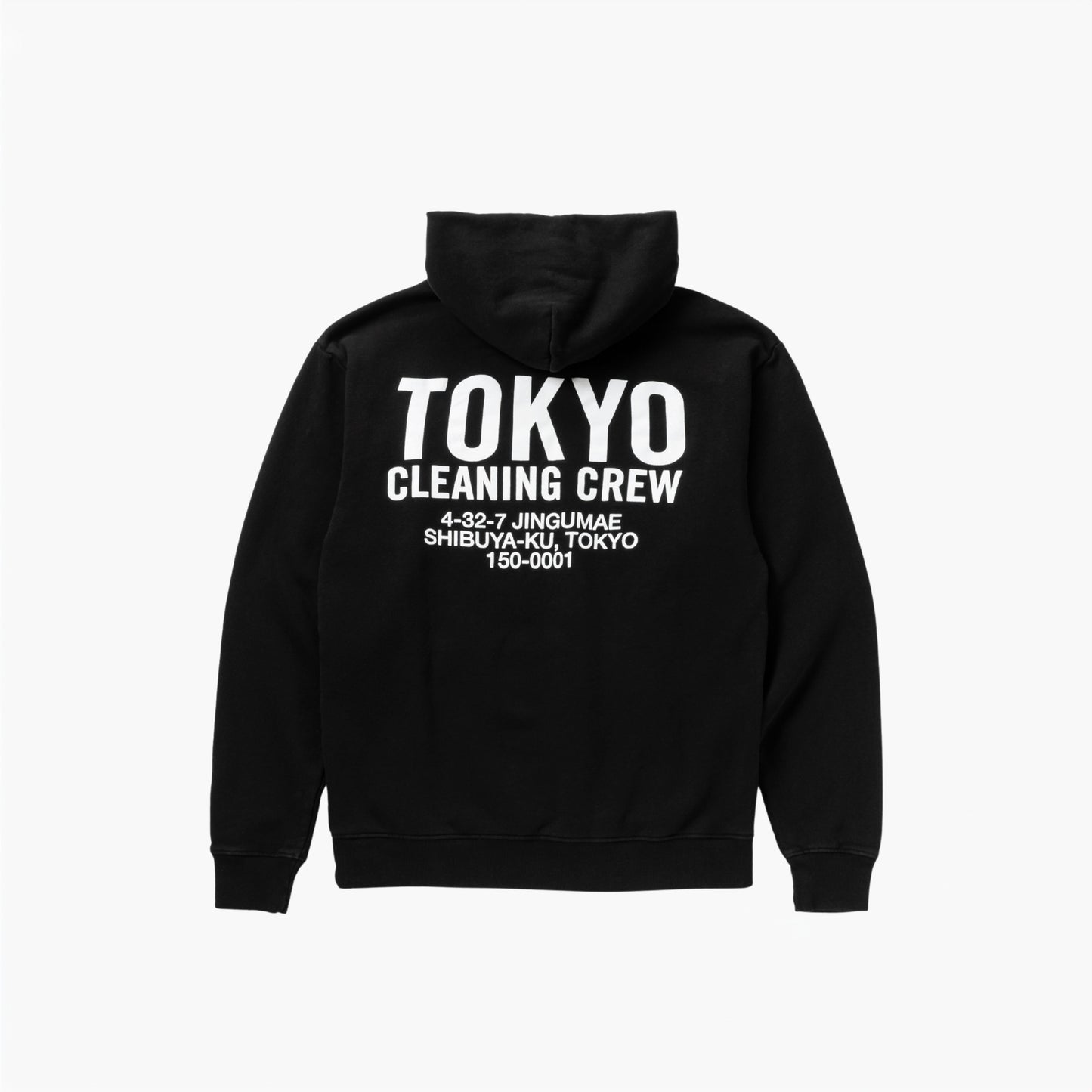 TOKYO CLEANING CREW HOOD BLACK