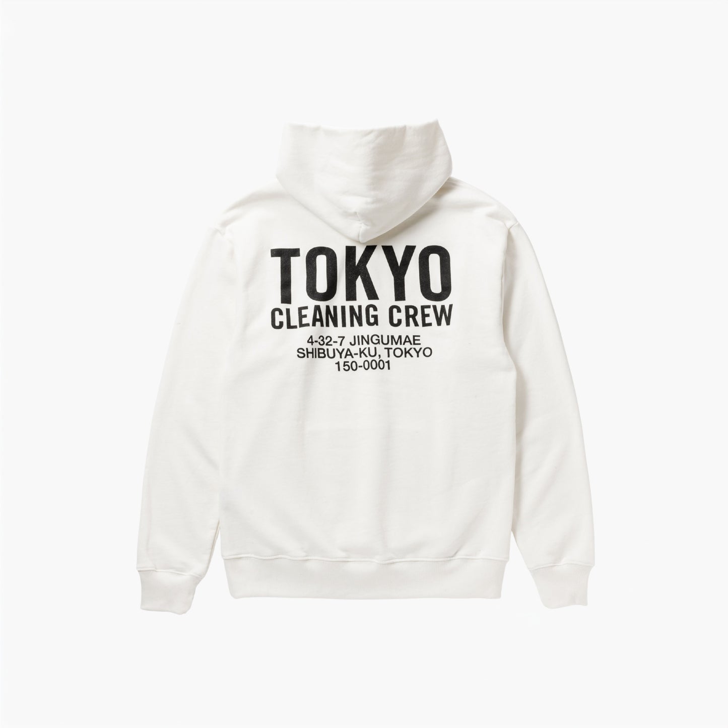 TOKYO CLEANING CREW HOOD WHITE