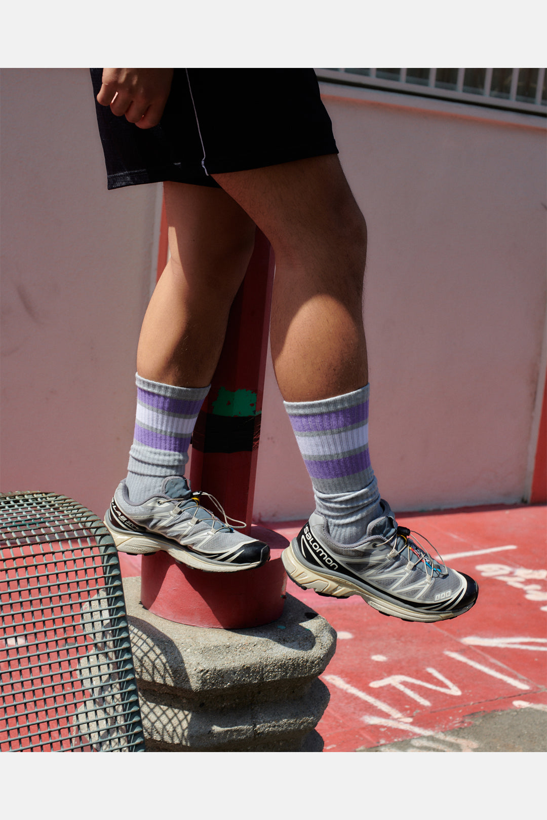 FACETASM x JASON MARKK SKATER SOCKS GRAY